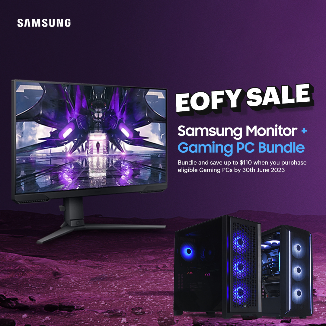 Bundle Up and Save with Samsung Odyssey Monitors & Gaming PCs - Limited Time Offer for EOFY Sale!