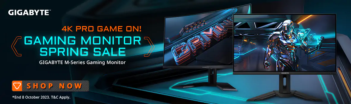 Gigabyte Monitor Spring Sale is now ON! Save BIG on Gigabyte Monitors Today! 