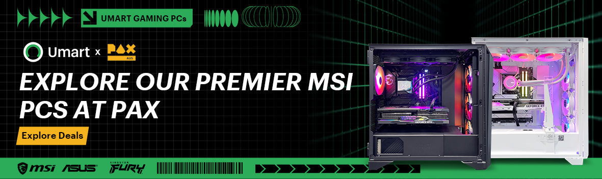 Experience next-level gaming with the PCs showcased at the MSI Booth!