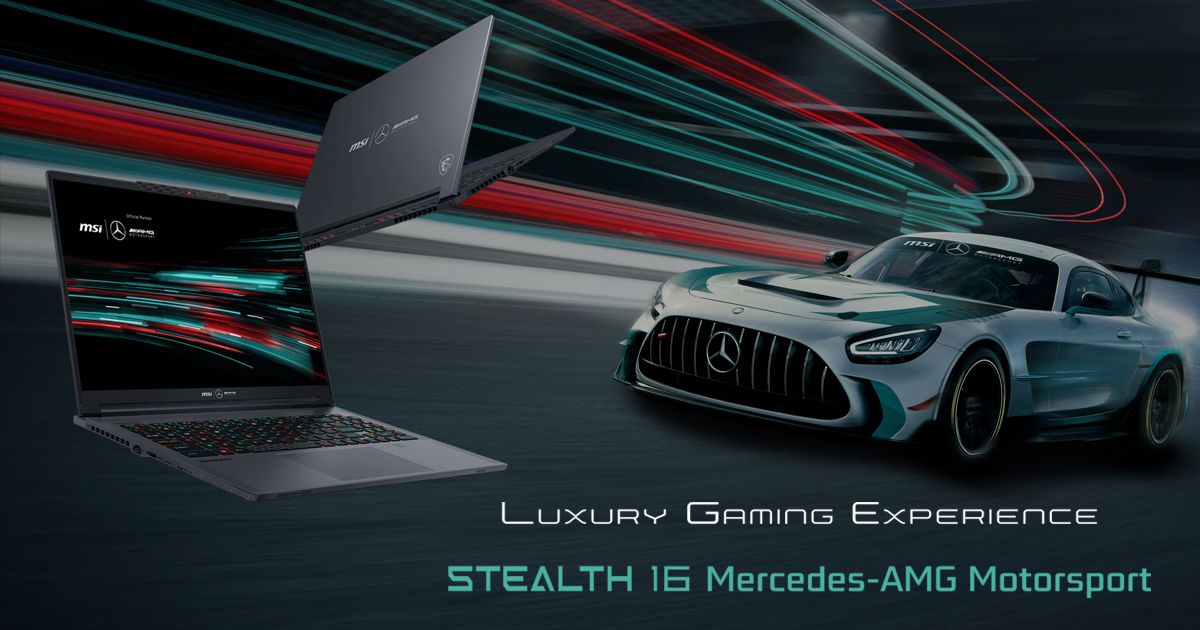 Stealth 16 Mercedes-AMG Motorsport A13V – Luxury Gaming Experience