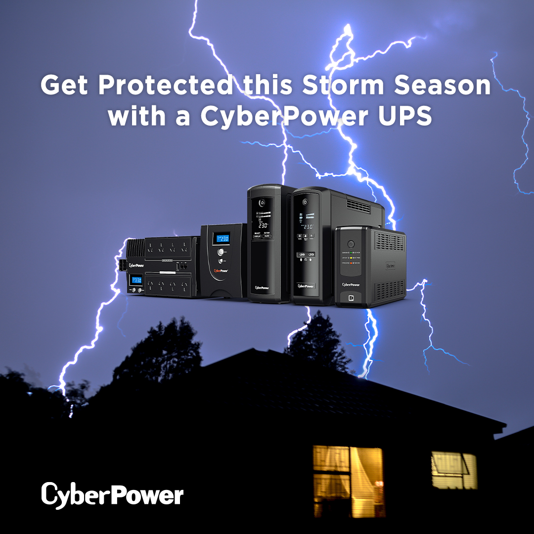 Get Protected this Storm Season with a CyberPower UPS