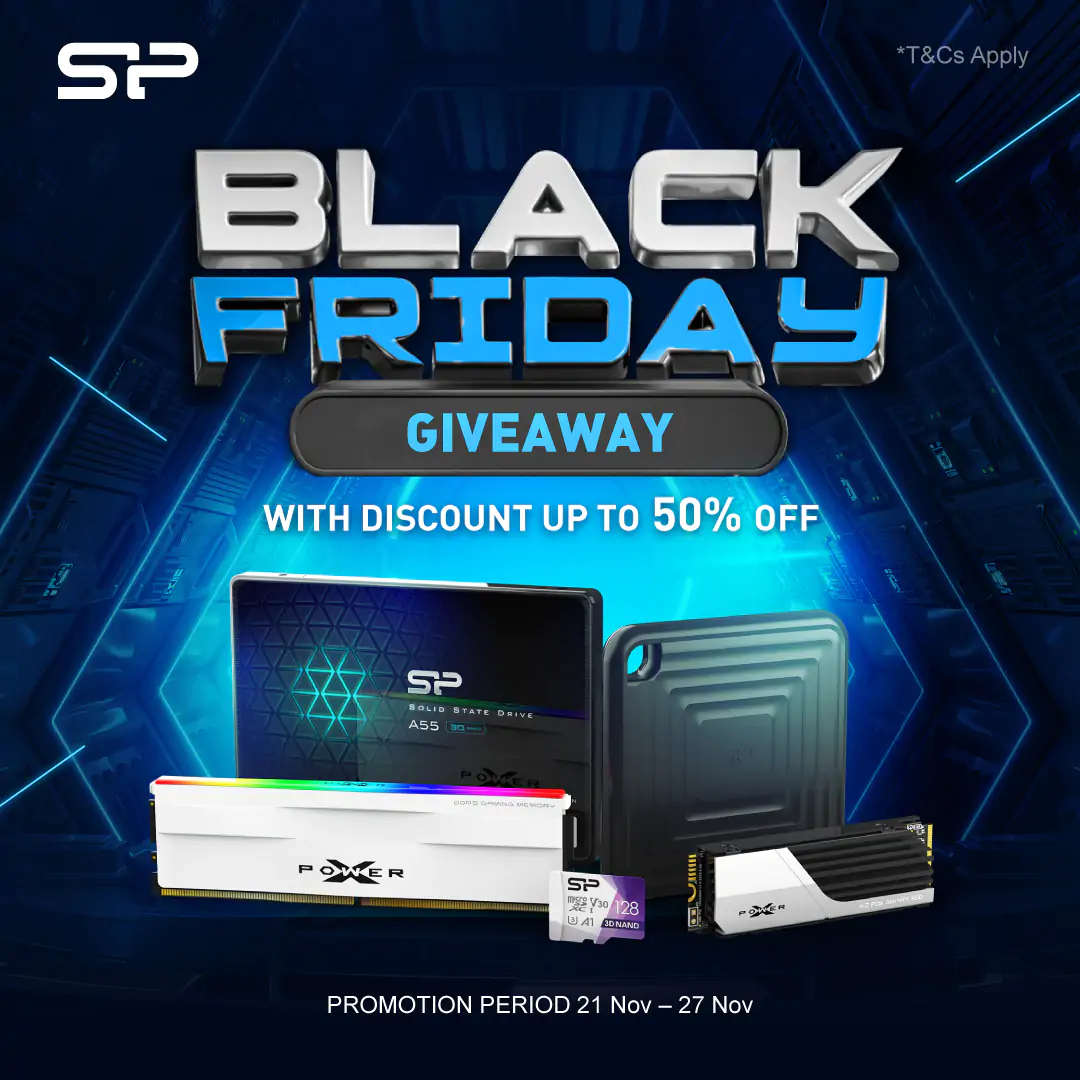 Silicon Power Black Friday Sales - Up to 50% OFF