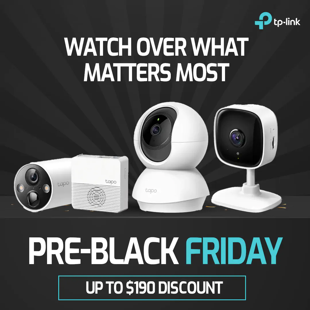 TP-Link Pre-Black Friday Sale: Save Up to $190 on Camera & Cleaner!