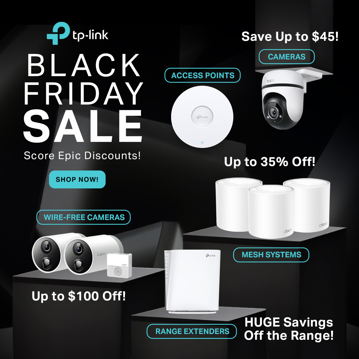 TP-Link Black Friday Sale - Huge Savings Off the Range!