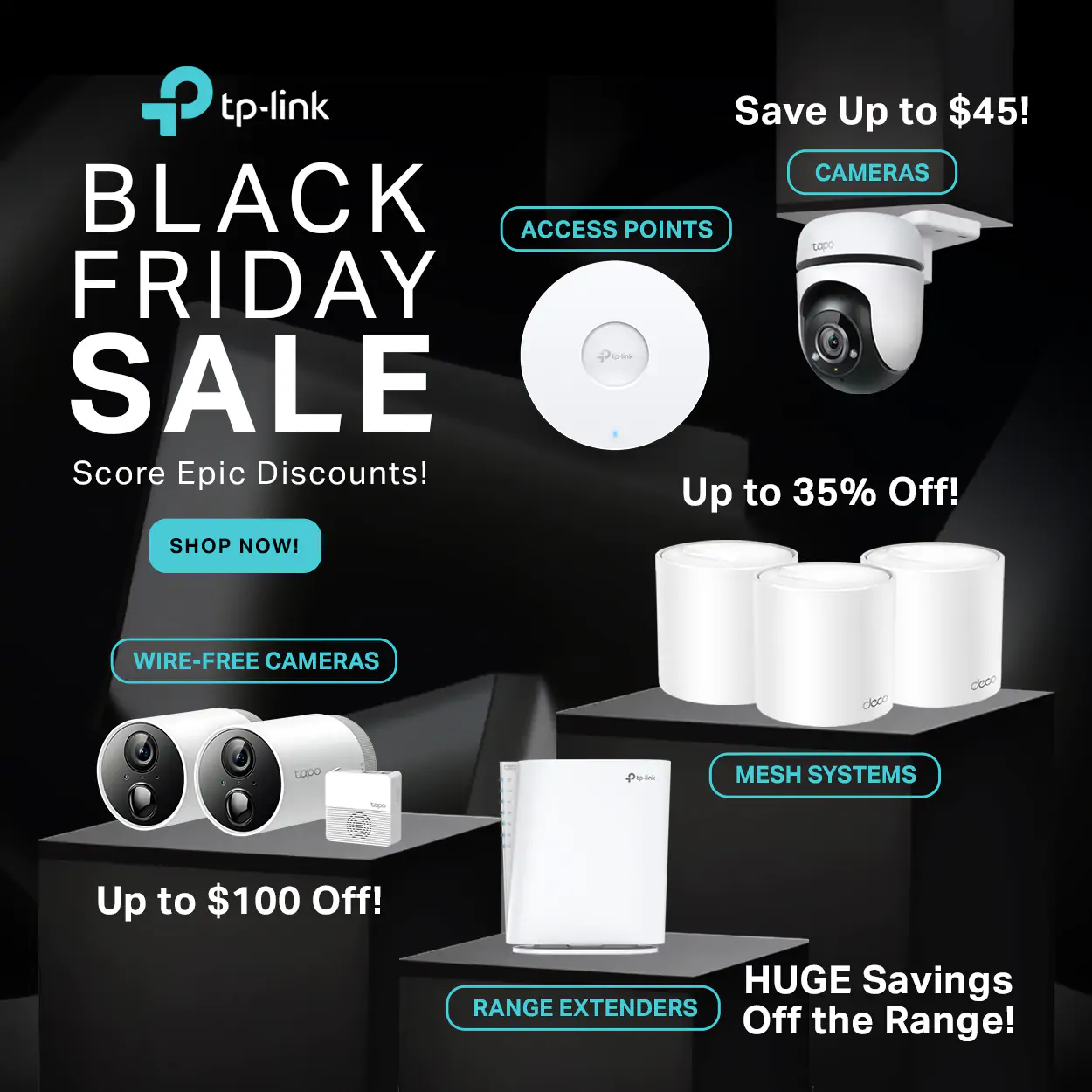 TP-Link Black Friday Sale - Huge Savings Off the Range!