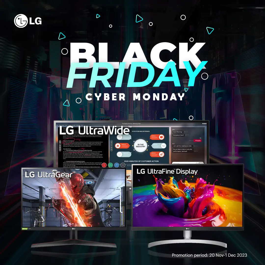 LG Monitors Black Friday Sale - Save Up to $130!
