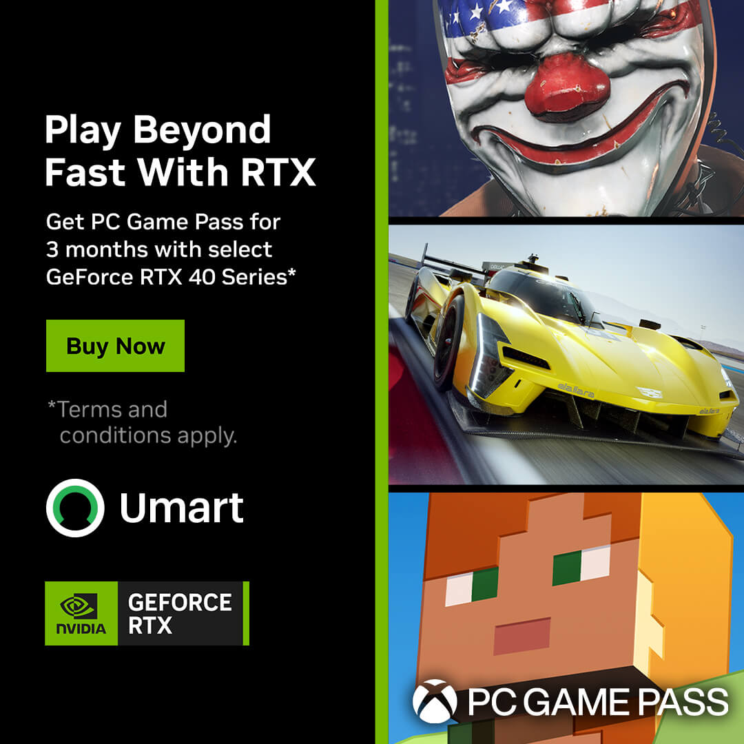 Get PC Game Pass for 3 Months with Select GeForce RTX 40 Series