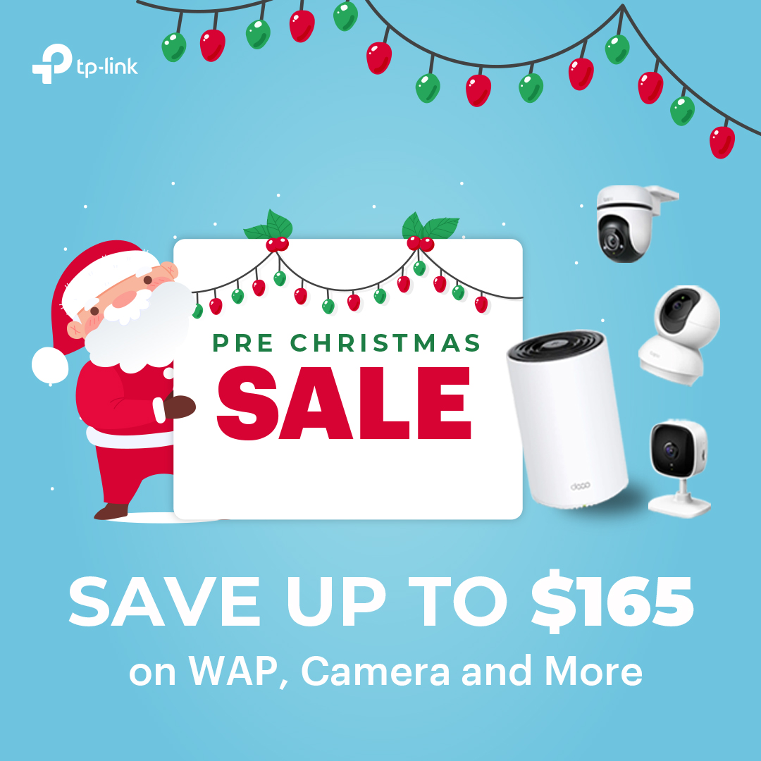 Save Up to $165 on TP-Link Pre-Christmas Sale!