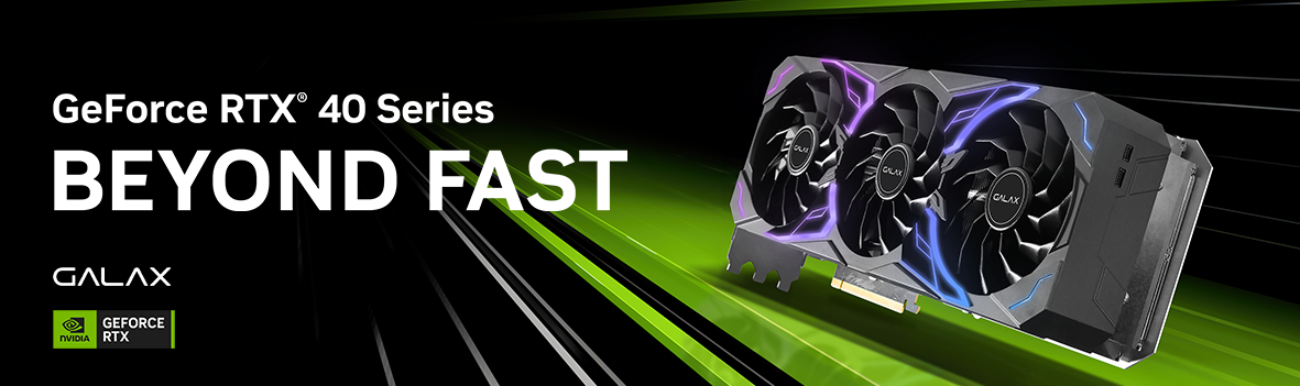 Beyond Fast with Galax GeForce RTX 40 Series GPU