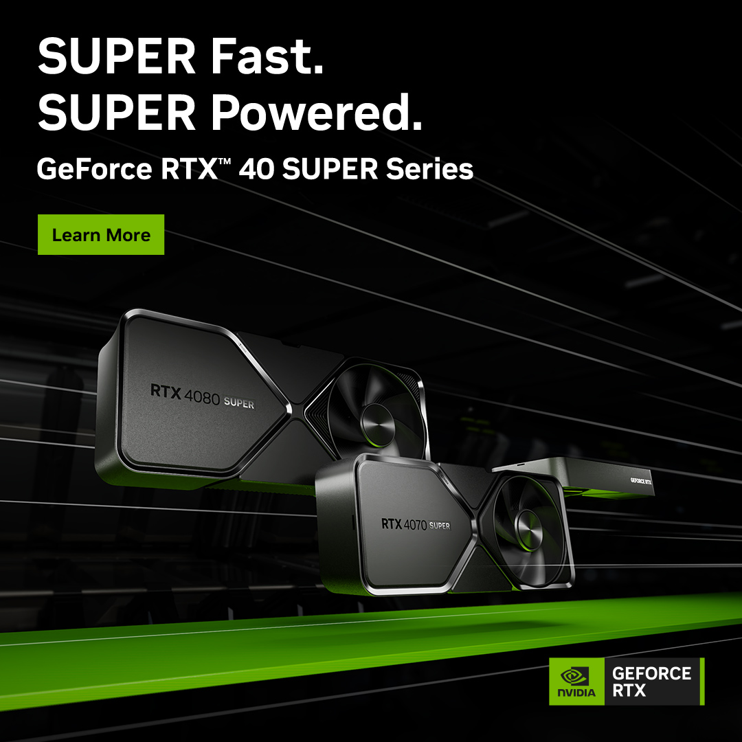 GeForce RTX 40 SUPER Series GPUs are Available at Umart Now!