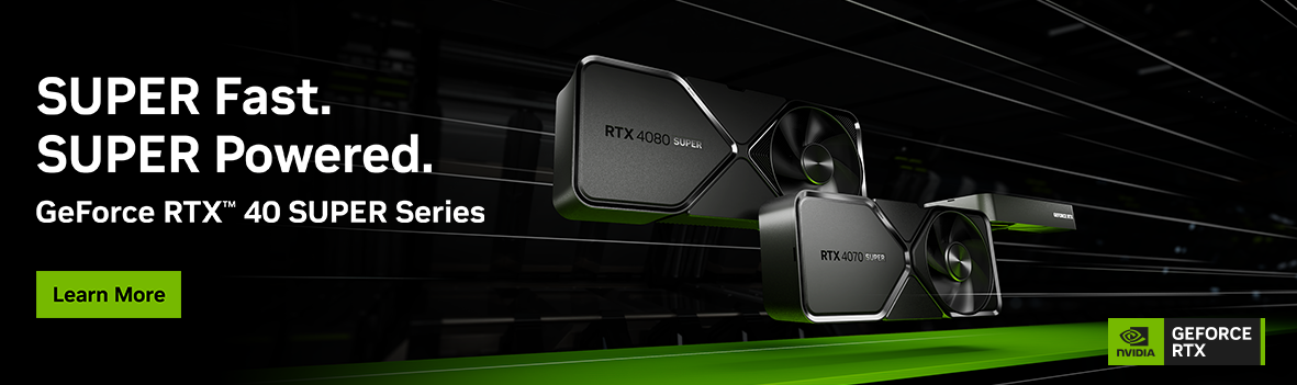 GeForce RTX 40 SUPER Series GPUs are Available at Umart Now!
