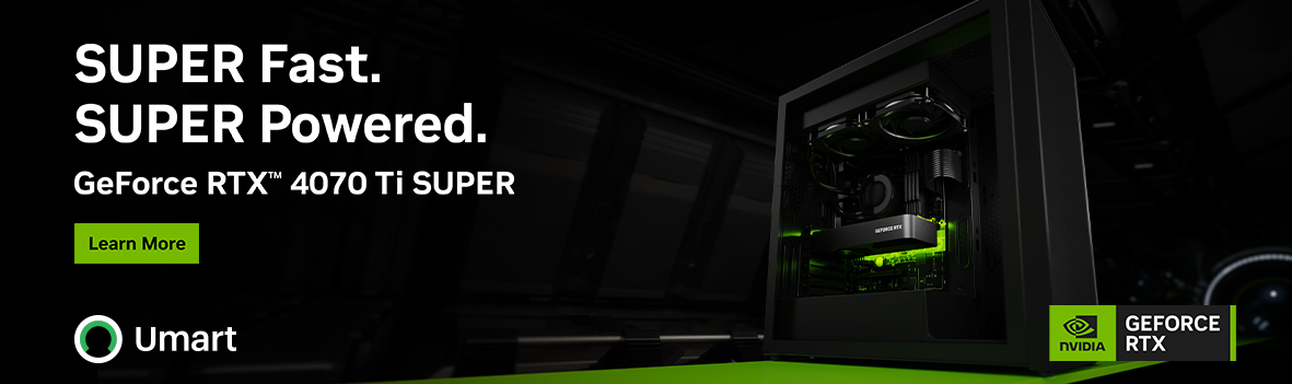 GeForce RTX 4070 Ti SUPER GPUs are Available at Umart Now!