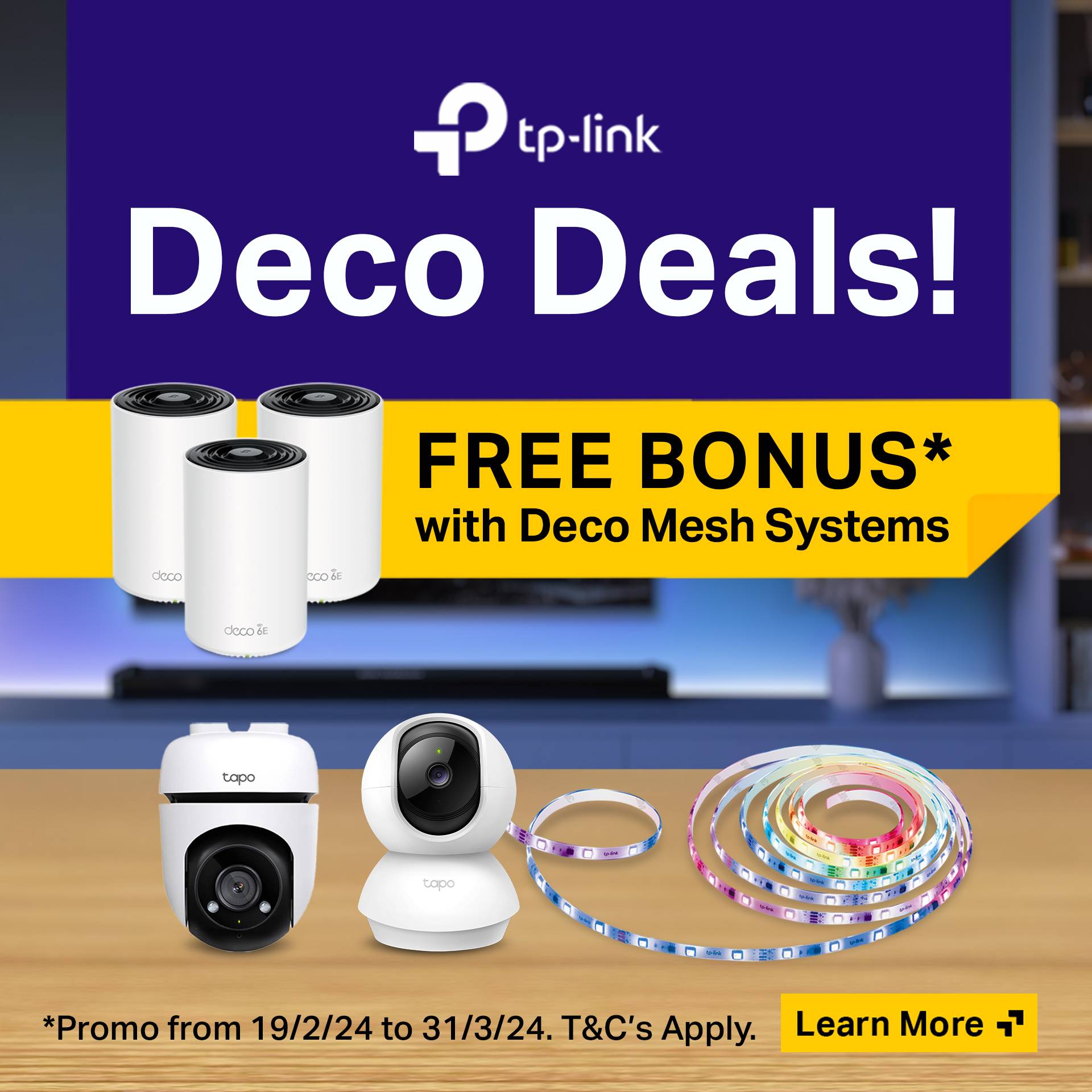 Get FREE BONUS with Selected Deco Mesh Systems