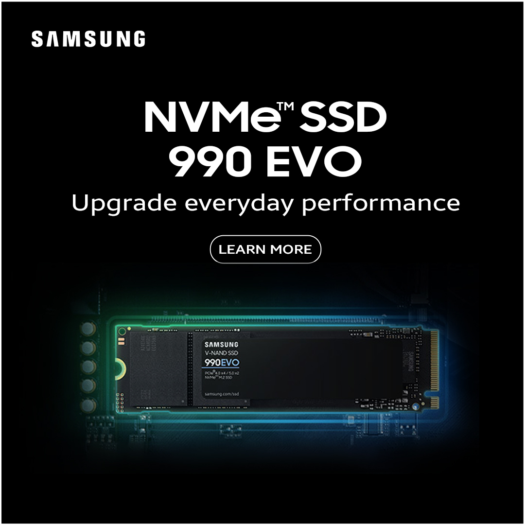 Samsung 990 EVO SSD - Upgrade Everyday Performance
