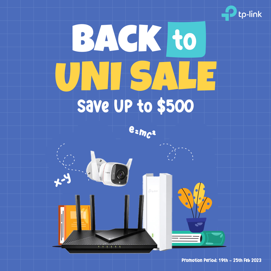 TP-Link Back to Uni Sale - Save Up to $500