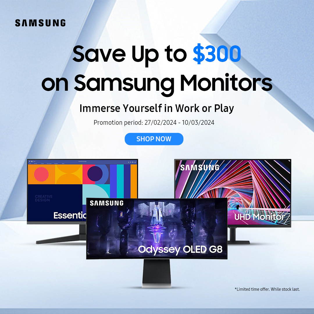 Level Up Your Game and Productivity with Samsung Monitors