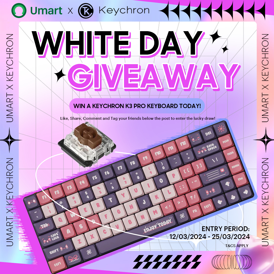 Keychron White Day Giveaway