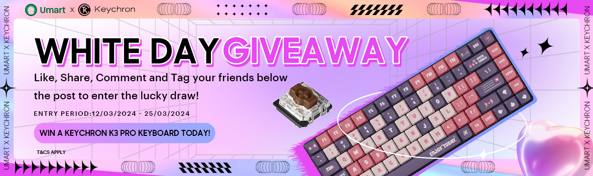 Keychron White Day Giveaway