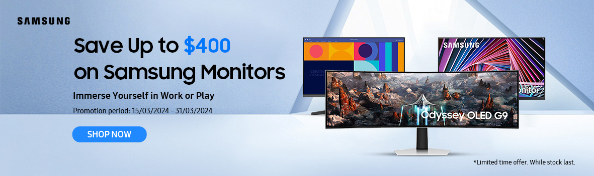 Save Up to $400 on Samsung Monitors Now!