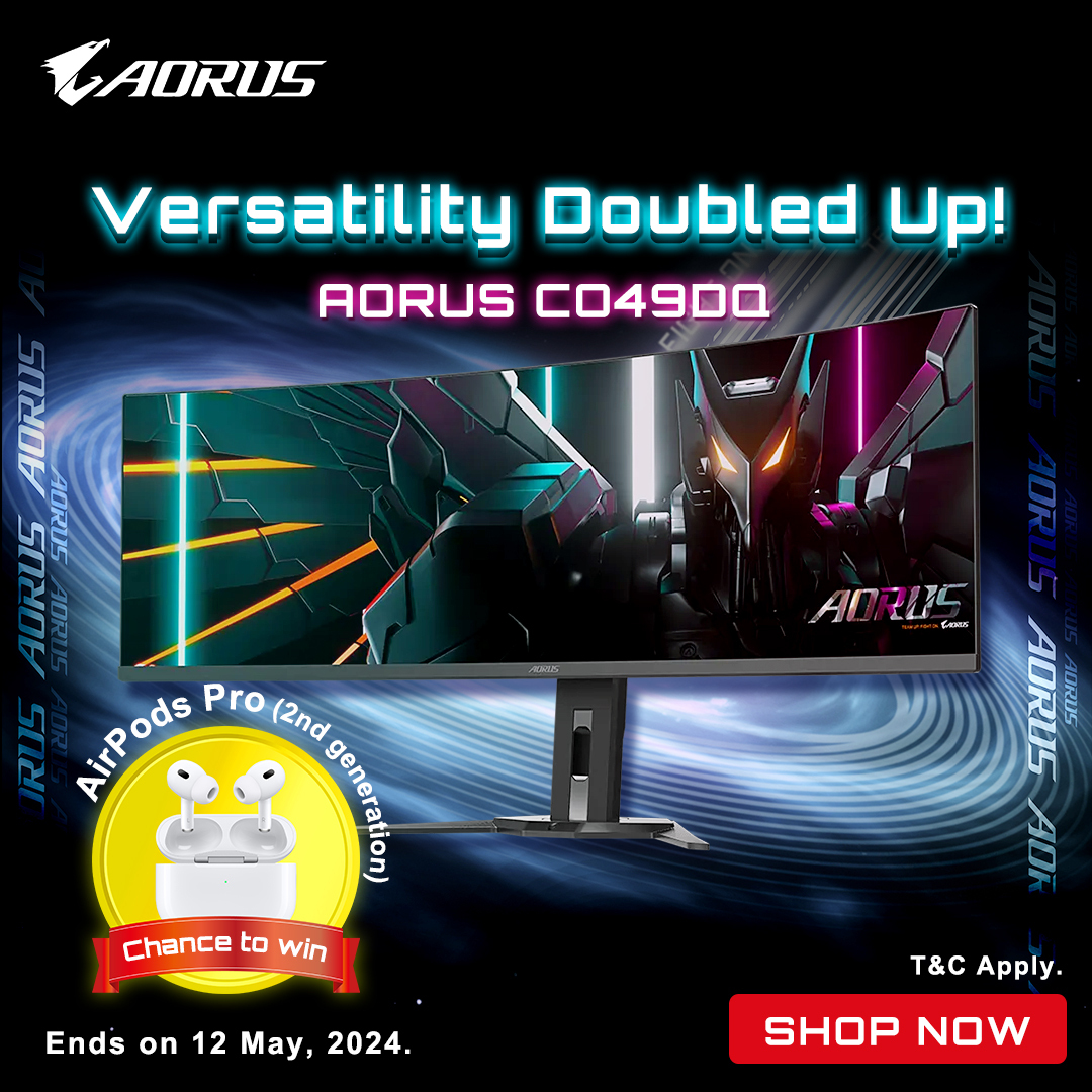 Giveaway | Experience the AORUS 49inch Revolution – And Enter to Win AirPods Pro!