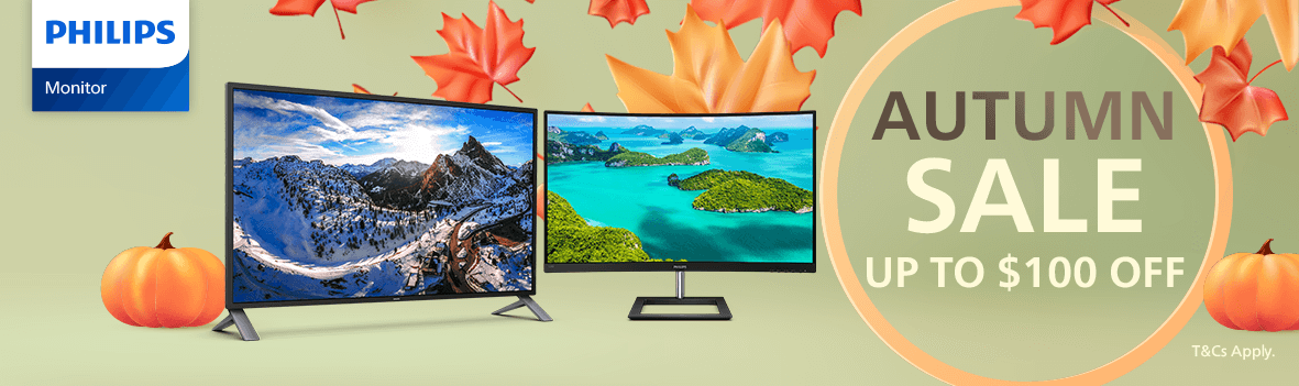 🍁Philips Monitors Autumn Sale - Up to $100 OFF