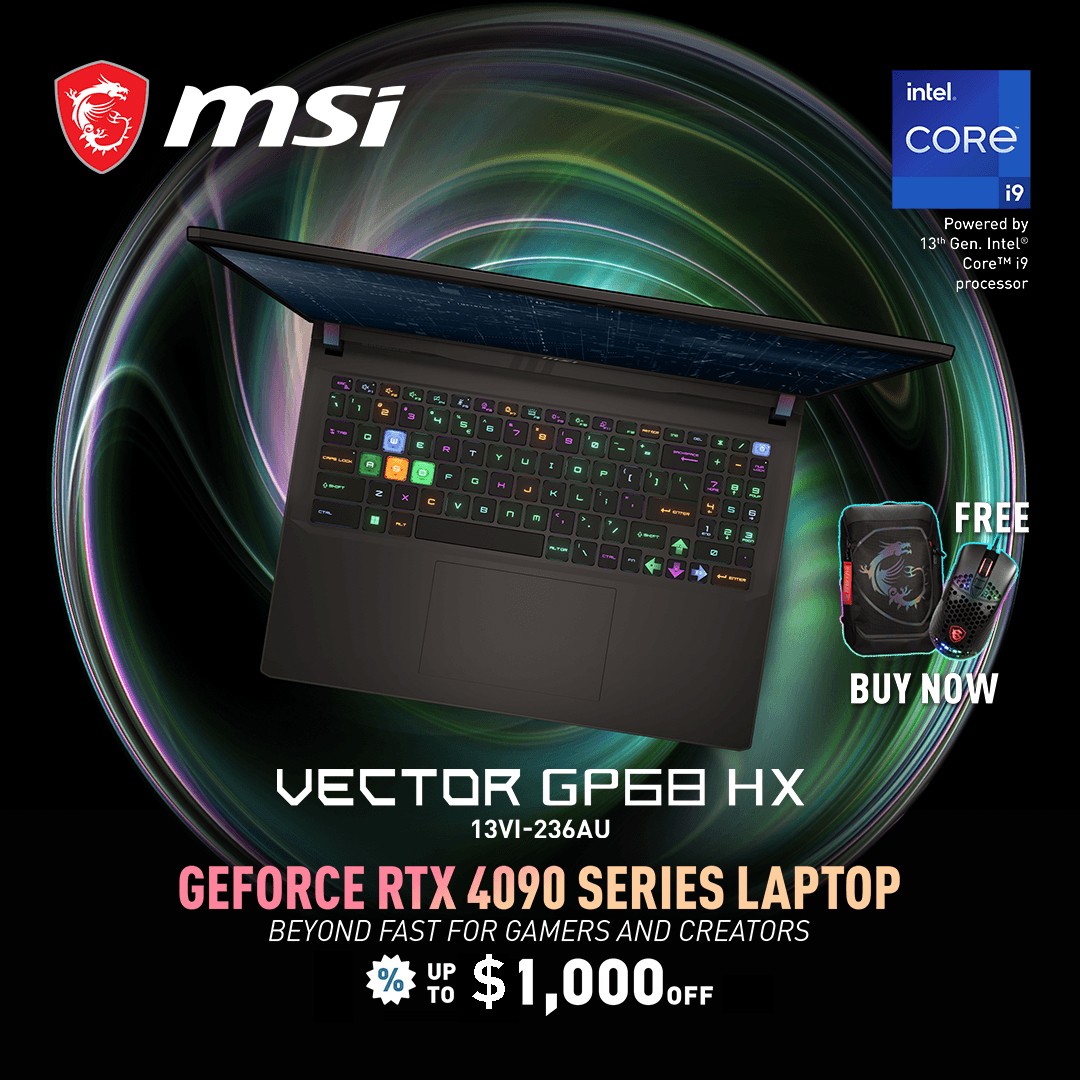 MSI Laptops May Sale