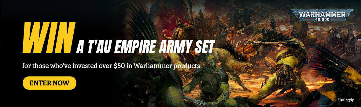 Exclusive chance to win a glorious T'au Empire army set 
