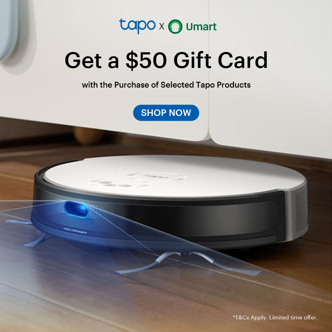 Purchase Selected Tapo Products to Get a $50 Westfield Gift Card or Umart Gift Cards
