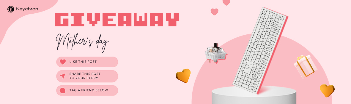 Umart Giveaway | Win a Keychron K10 Pro Keyboard This Mother's Day!