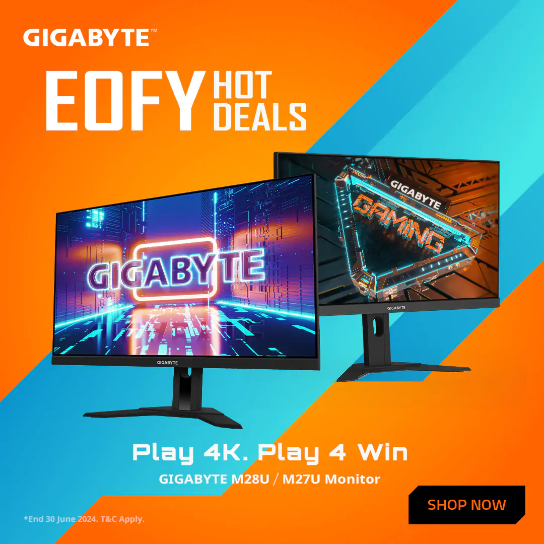 Gigabyte M27U & M28U 4K Gaming Monitor EOFY Sale