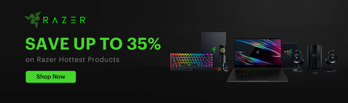 SAVE UP TO 35% on Razer Hottest Products