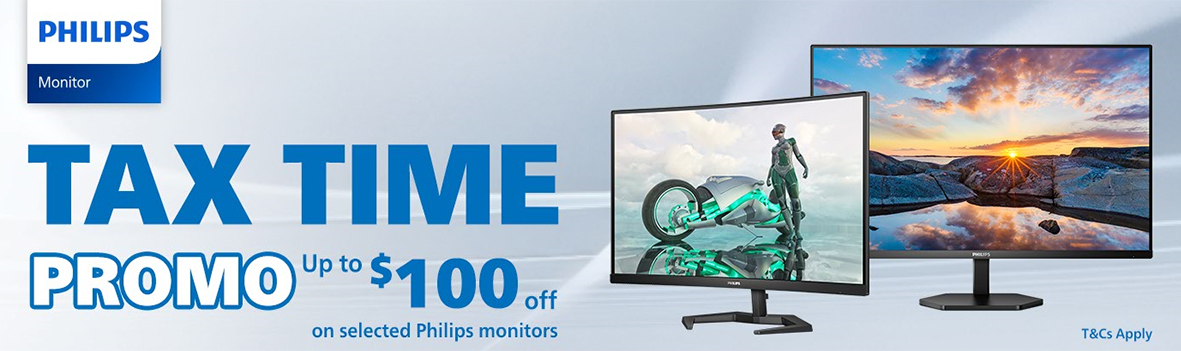 Philips Monitors Tax Time Promotion - Up to $100 Off on Selected Philips Monitors