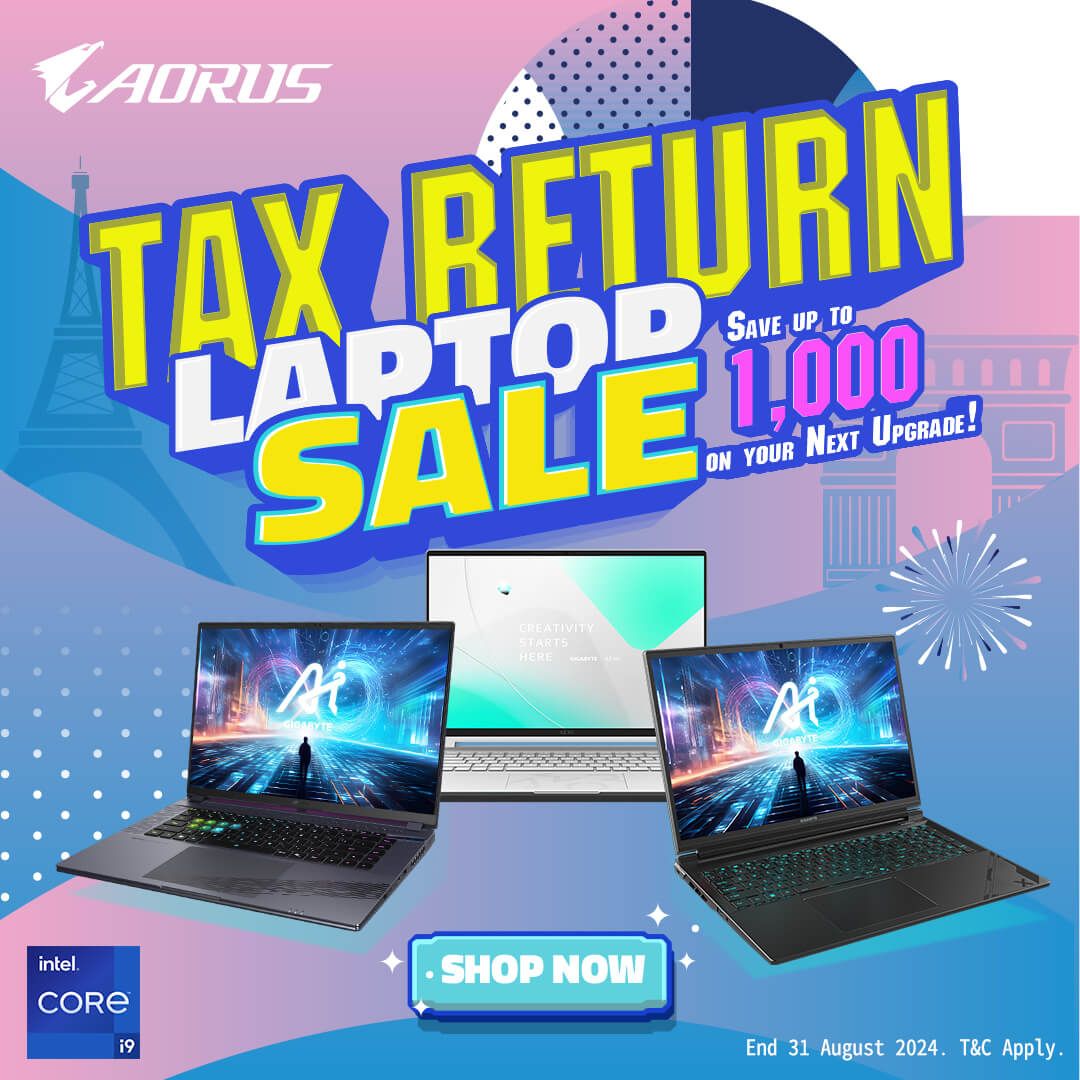 Gigabyte Tax Return Laptop Sale - Save Up to $1000 on Your Next Laptop!
