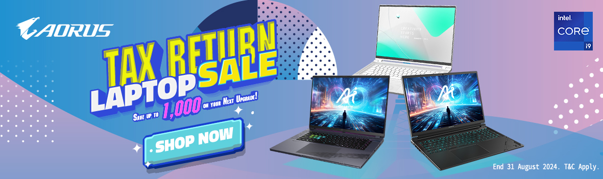 Gigabyte Tax Return Laptop Sale - Save Up to $1000 on Your Next Laptop!