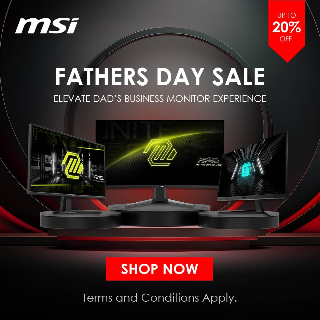 Up to 20% Off Selected MSI Gaming Monitors 