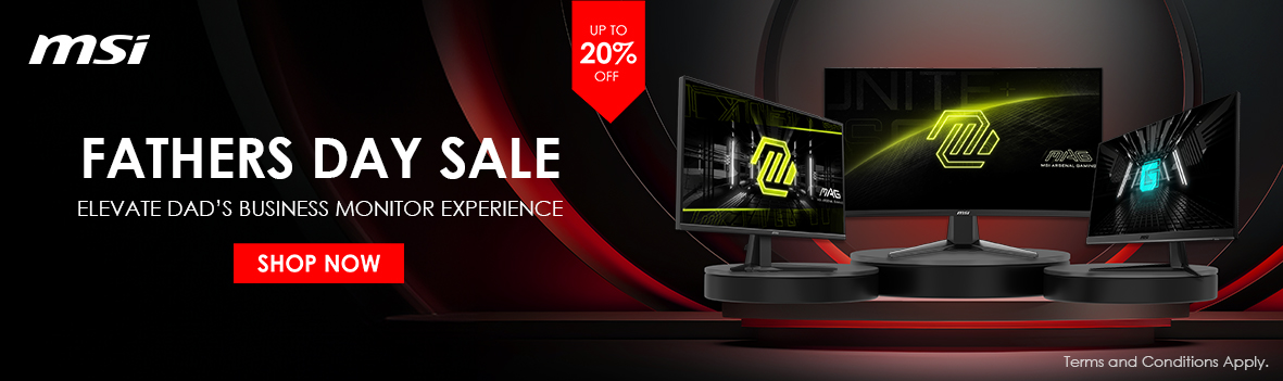 Up to 20% Off Selected MSI Gaming Monitors 