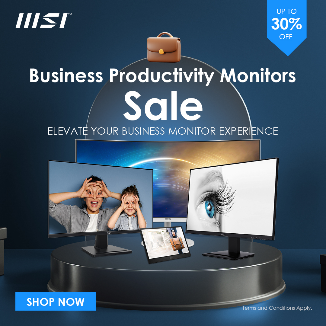 Up to $250 Off Selected MSI PRO Monitors