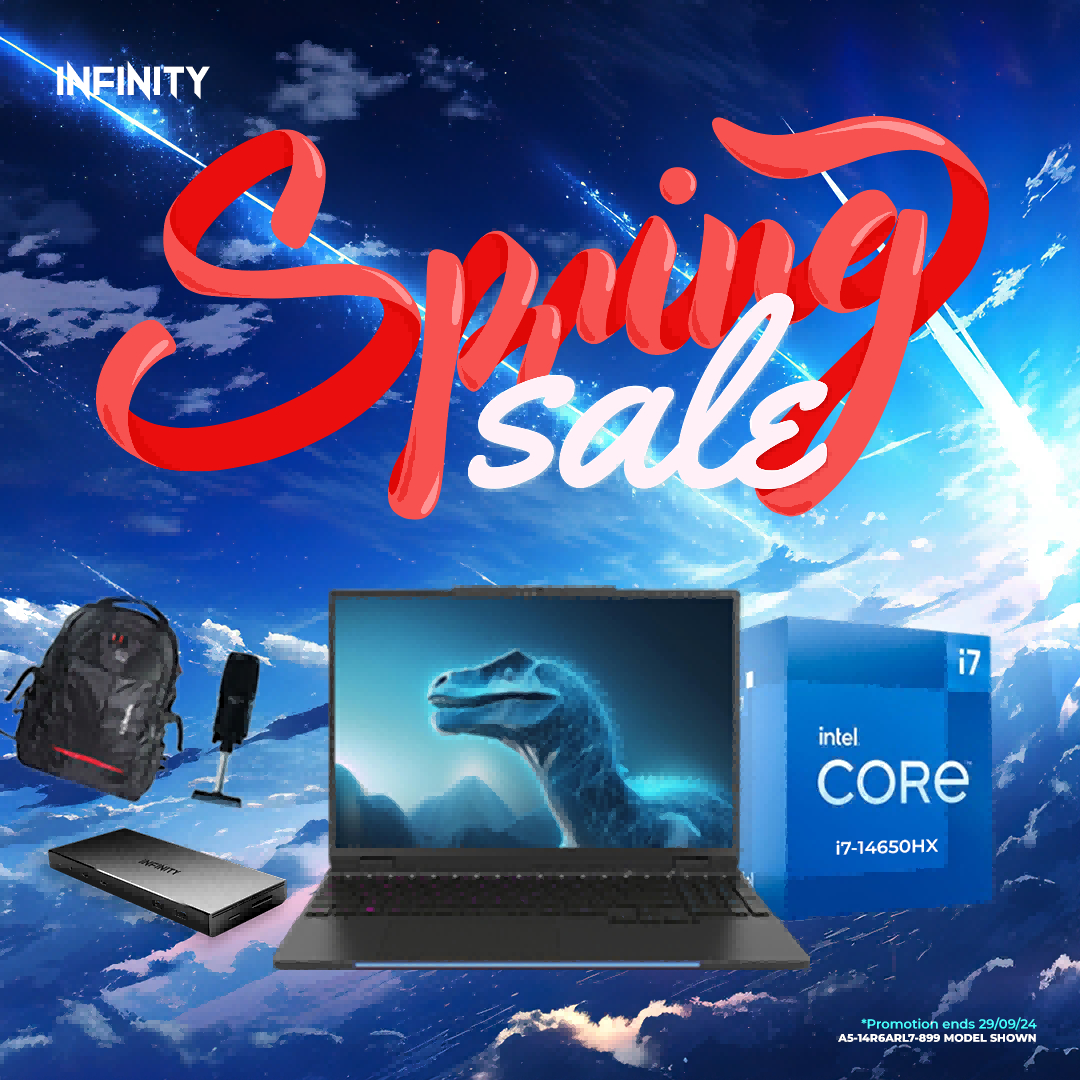 Infinity Laptops Spring Sale