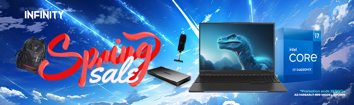 Infinity Laptops Spring Sale