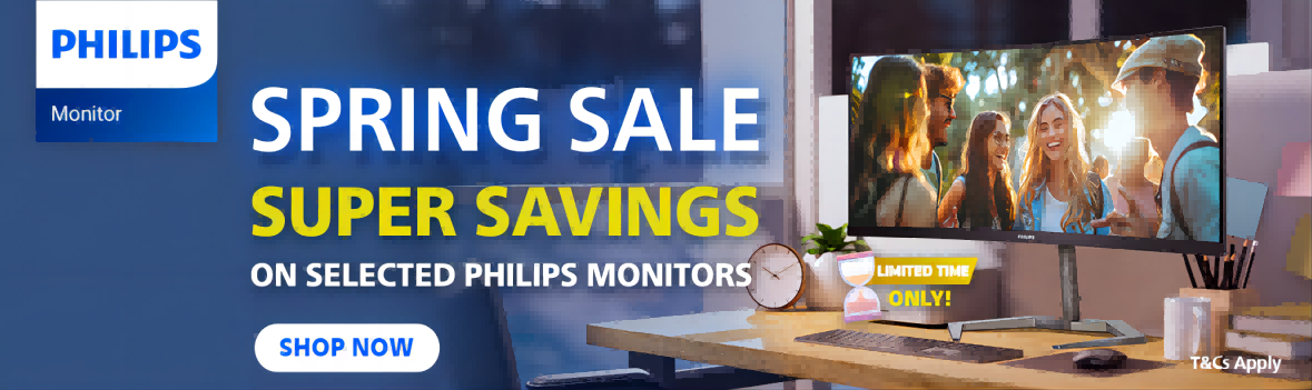 Spring Sales Super Savings on Selected Philips Monitors