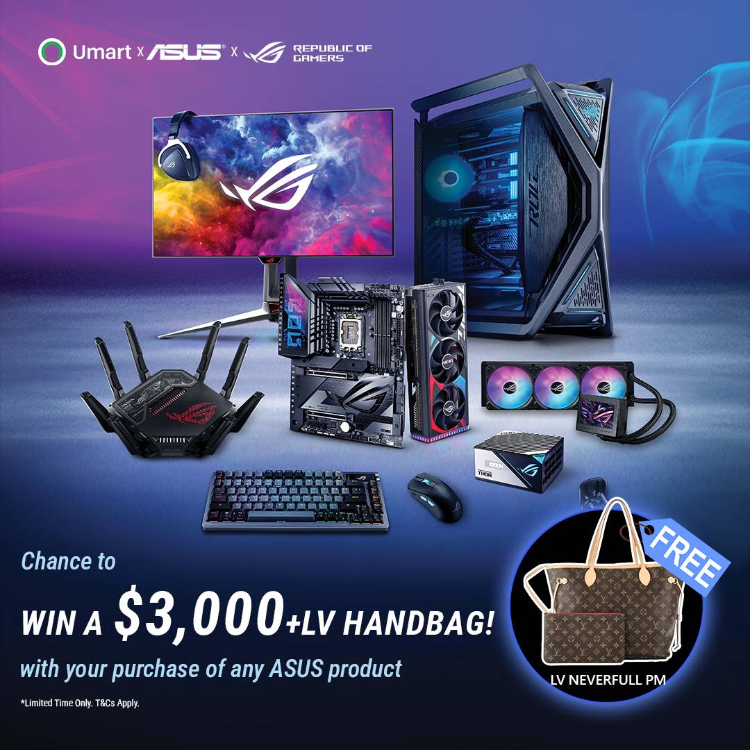 Enter for a Chance to Win a $3000+ LV Tote Bag with Any Asus Product Purchase