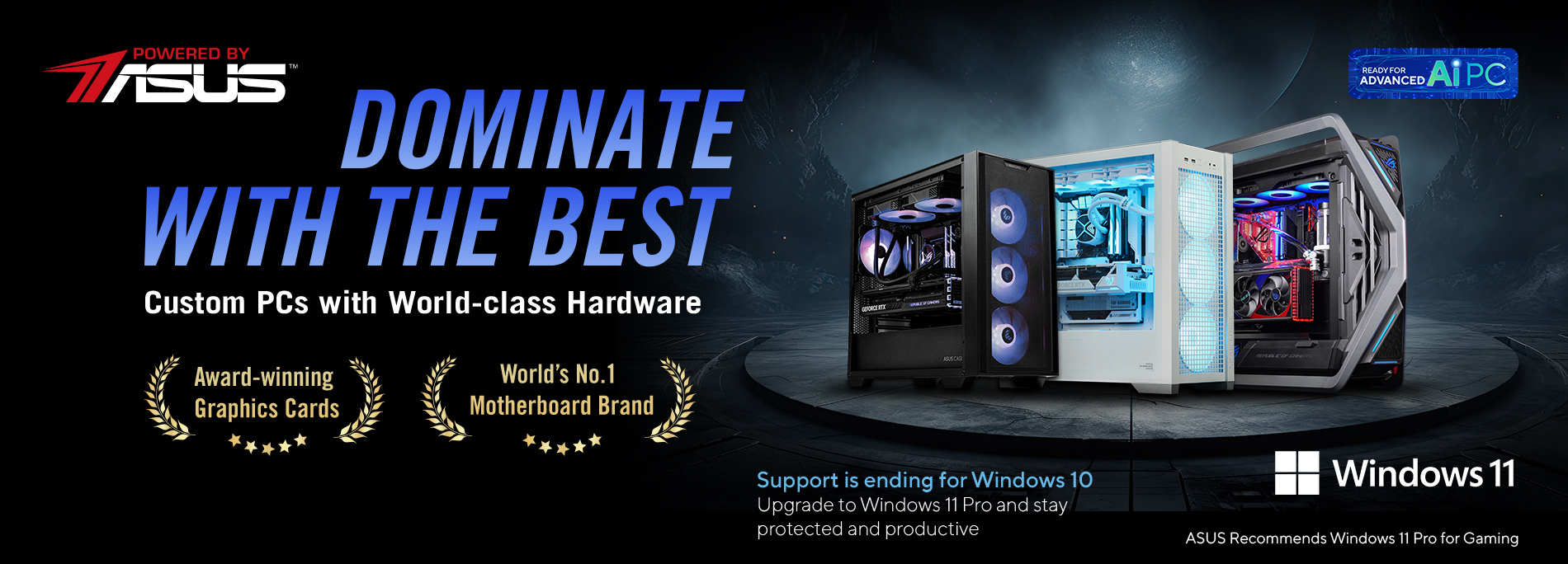 Dominate the Best - Exploring Powered by Asus Gaming PCs