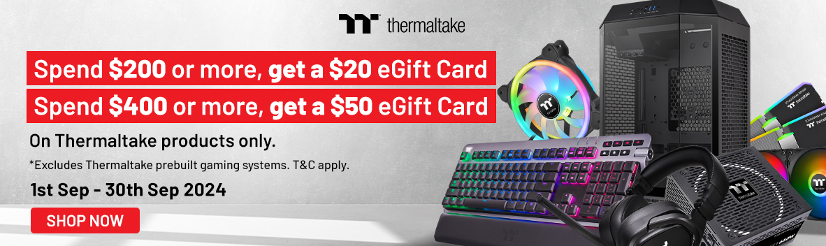 Receive Up to $50 Cash Back with Your Purchase of Select Thermaltake Products