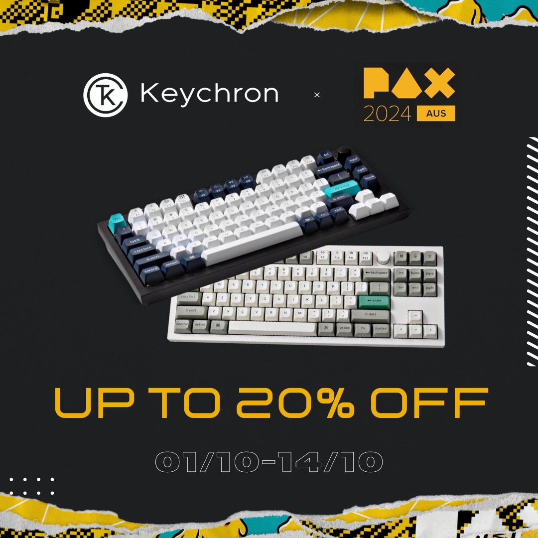 Keychron x PAX 2024 - Up to 20% Off!