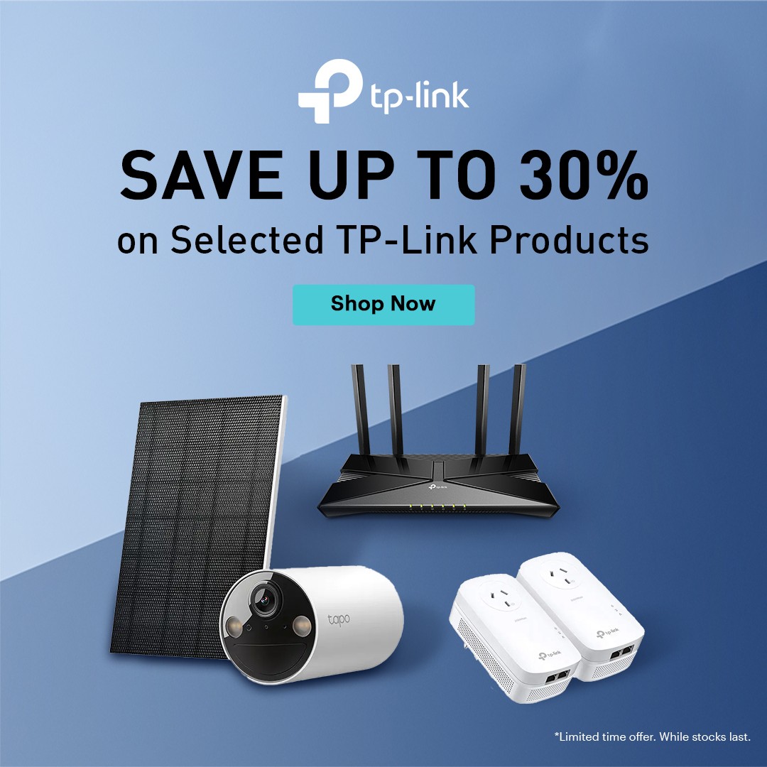 Save Up to 30% on Selected TP-Link Products