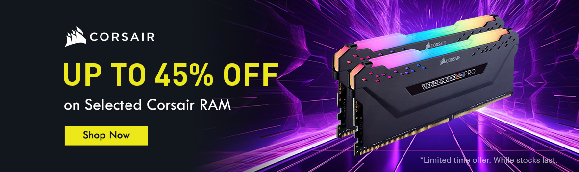 Corsair PAX Sale | Save Up to 45% on Corsair RAM