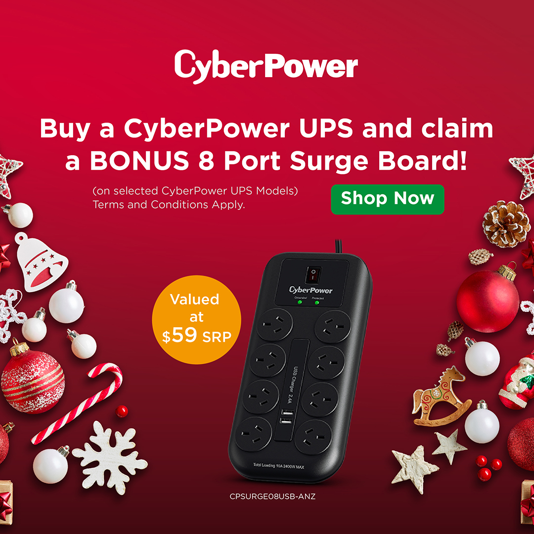 Buy Selected CyberPower UPS, Get a Bonus Surge Protectors Valued at $59