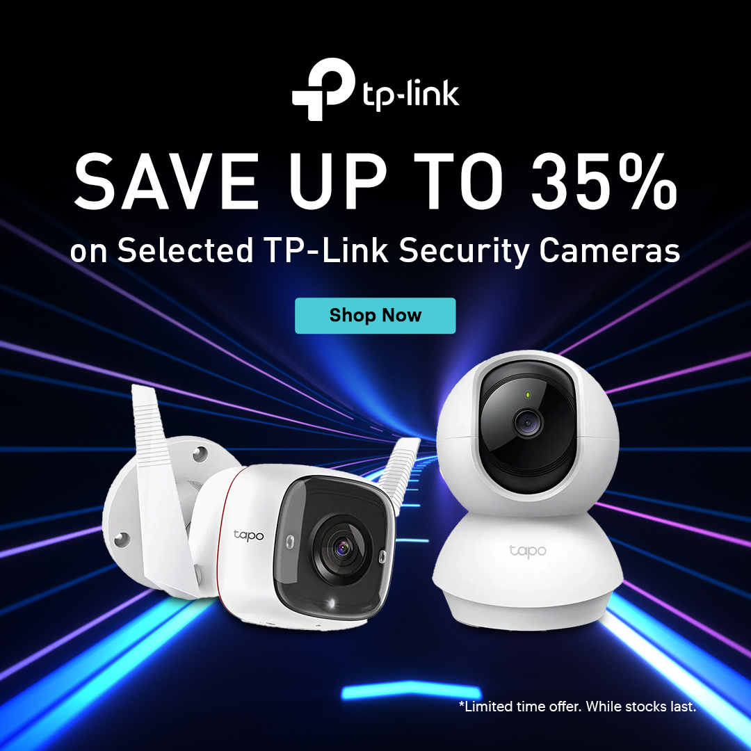 Save Up to 35% on Selected TP-Link Security Cameras