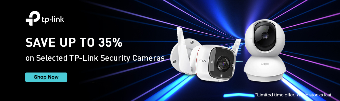 Save Up to 35% on Selected TP-Link Security Cameras