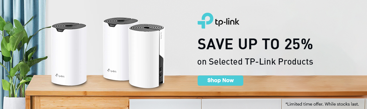 Save Up to 25% OFF on Selected TP-Link Products